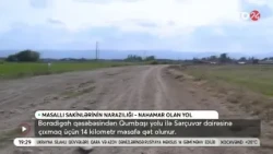 Masallıda 6 kilometrlik yolun təmiri 35 kəndi sevindirəcək