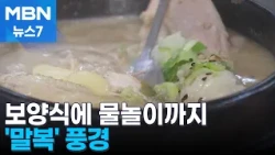 '이열치열' 삼계탕에 '피서삼매' 해수욕까지…각양각색 말복나기 [MBN 뉴스7]