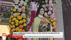 Celebração de Santa Teresinha reúne centenas de fiéis em Patos de Minas