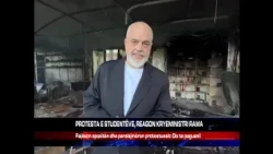 PROTESTA E STUDENTËVE, REAGON KRYEMINISTRI RAMA