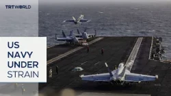 US aircraft carrier crew faces record deployment strain
