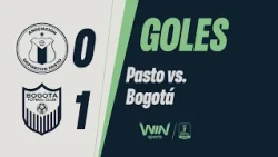 Pasto vs. Bogotá (goles) | Copa BetPlay Dimayor 2026 | Fase 1B - Ida