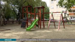 Új játszótéri eszközök a Töviskes téren - 2026.08.28.