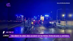 Three injured following a traffic accident between Beclean and Șintereag