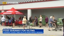 Food  giveaways underway in NW Indiana as thousands without power