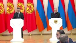 Նիկոլ Փաշինյանը և Ղրղզստանի նախագահ Սադիր Ժապարովի  հանդես են գալիս հայտարարություններով