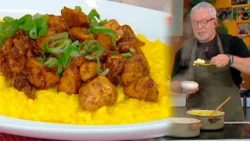 RISOTTO DE AZAFRÁN CON PECHUGAS DE POLLO AL ACETO: paso a paso con Roberto Otini para esta recetaza