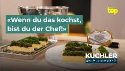 Käsewaffeln mit Kaviar