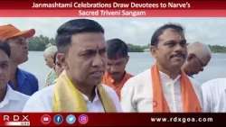 Janmashtami Celebrations Draw Devotees to Narve’s Sacred Triveni Sangam