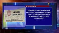 Amagba Akengbuda Odionwere Rejects Uyi Erese’s Purported Okaighele Appointment