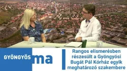 Rangos elismerésben részesült a Gyöngyösi Bugát Pál Kórház egyik meghatározó szakembere