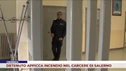 NEWS. INMATE SETS FIRE TO SALERNO PRISON
