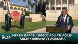 Mersin Bar Association 2026-27 Judicial Year Opening Wreath Laying Ceremony and Statement...