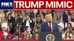 Student mimics Donald Trump gestures at speech | FOX 5 News
