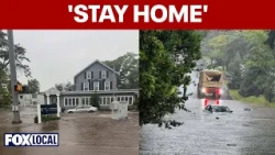Officials issue urgent warning to 'stay home' amid dangerous flooding in Westport