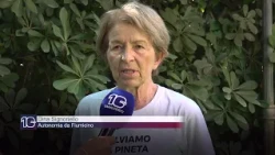 Fregene, "Autonomia da Fiumicino" protests renovations in the monumental pine forest