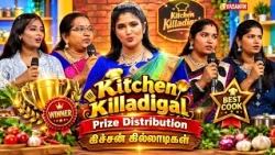 Kitchen Killadigal Prize Distribution | கிச்சன் கில்லாடிகள் | Tamil Cooking Show | Vasanth TV