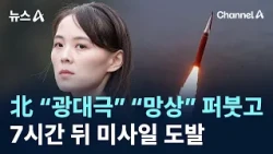 North Korea spews "clown show" and "delusional" insults… missile provocation 7 hours later / Chan...