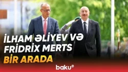 Azərbaycan Prezidenti Almaniya Kansleri tərəfindən rəsmi qarşılandı - Baku TV