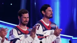 Team USA Men’s Hockey Takes on Fast Money | Celebrity Family Feud