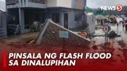 Baha at pag-ulan sa Dinalupihan, nag-iwan ng malalaking bato at debris