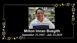 Death Announcement - Milton Imran Busgith