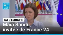 Maia Sandu : "Il est crucial pour la Moldavie de rester dans le camp du monde libre" • FRANCE 24