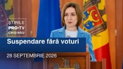 Știrile PRO TV (ORA 13:00) | SUSPENDARE FĂRĂ VOTURI | Moldova