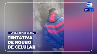 TÁ NO AR - Homem é preso por tentativa de roubo de celular na Lagoa do Taquaral em Campinas