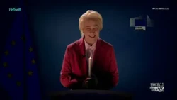 Crozza von der Leyen: "Trump limona con Putin? Zelensky lo sosteniamo noi di Europa da soli"