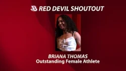 BNEWS Red Devil Shoutout: Briana Thomas Receives Outstanding Female Athlete Award