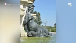 Laeken : la fontaine de Neptune dépouillée de plusieurs éléments en bronze