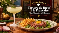 La Table de Maria: Tartare de Bœuf à la Française | Frites Allumettes & Vichyssoise