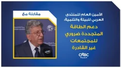 Secretary General of the Arab Forum for Environment and Development: Renewable Energy Support Is ...