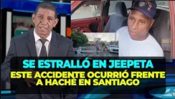 Major accident in front of Haché, in Santiago