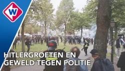 Onrust bij demonstratie, noodbevel voor deel van Den Haag na geweld tegen politie