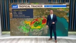 Sunny, beautiful day ahead; Tropical storm to make landfall in Texas