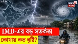 Weather Forecast Today | ৫ দিন টানা ভারী বৃষ্টি | ভ্যাসবে বাংলাসহ কোন কোন রাজ্য? | Bangla News |N18V