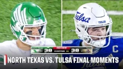 INSTANT CLASSIC 😱 North Texas vs. Tulsa FINAL MOMENTS | ESPN College Football