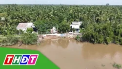 Rach Gam River West Bank landslide awaits repairs | THDT