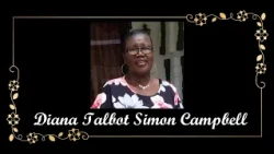 Death Announcement - Diana Talbot Simon Campbell