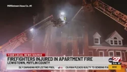 Three rescued from Lewistown apartment fire