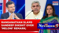 Ranganathan Slams Sandeep Dikshit Over 'Meloni' Remark; Gets Frustrated When Interrupted | NH9