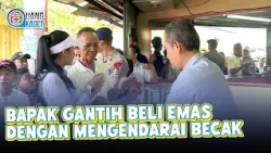 HANDSOME DAD BUYS GOLD WHILE RIDING A PEDICAB | UANG KAGET | EP. 285 (2/4)