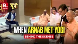 Uttar Pradesh, India's Growth Engine: Sneak Peek Into Some Behind The Scenes Of Arnab With CM Yogi