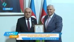 Vaqif Əhmədovun 75 illik yubileyi qeyd olunub | Canlı Yayım