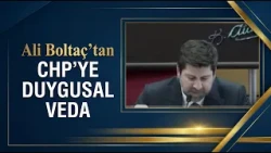 RESIGNED FROM CHP: An Emotional Farewell to the CHP from Tarsus Mayor Ali Boltaç on Live Broadcast!