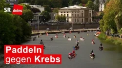 Drachenboot-Rennen auf der Saar: Monkey-Jumble in Saarbrücken