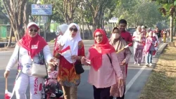 Dokumentasi Jalan Santai Warga Komplek Halim RT 28 Veteran Banjarmasin