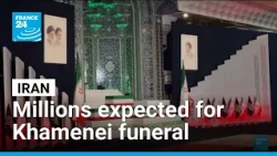 Millions expected to attend as Iran begins dayslong Khamenei funeral • FRANCE 24 English